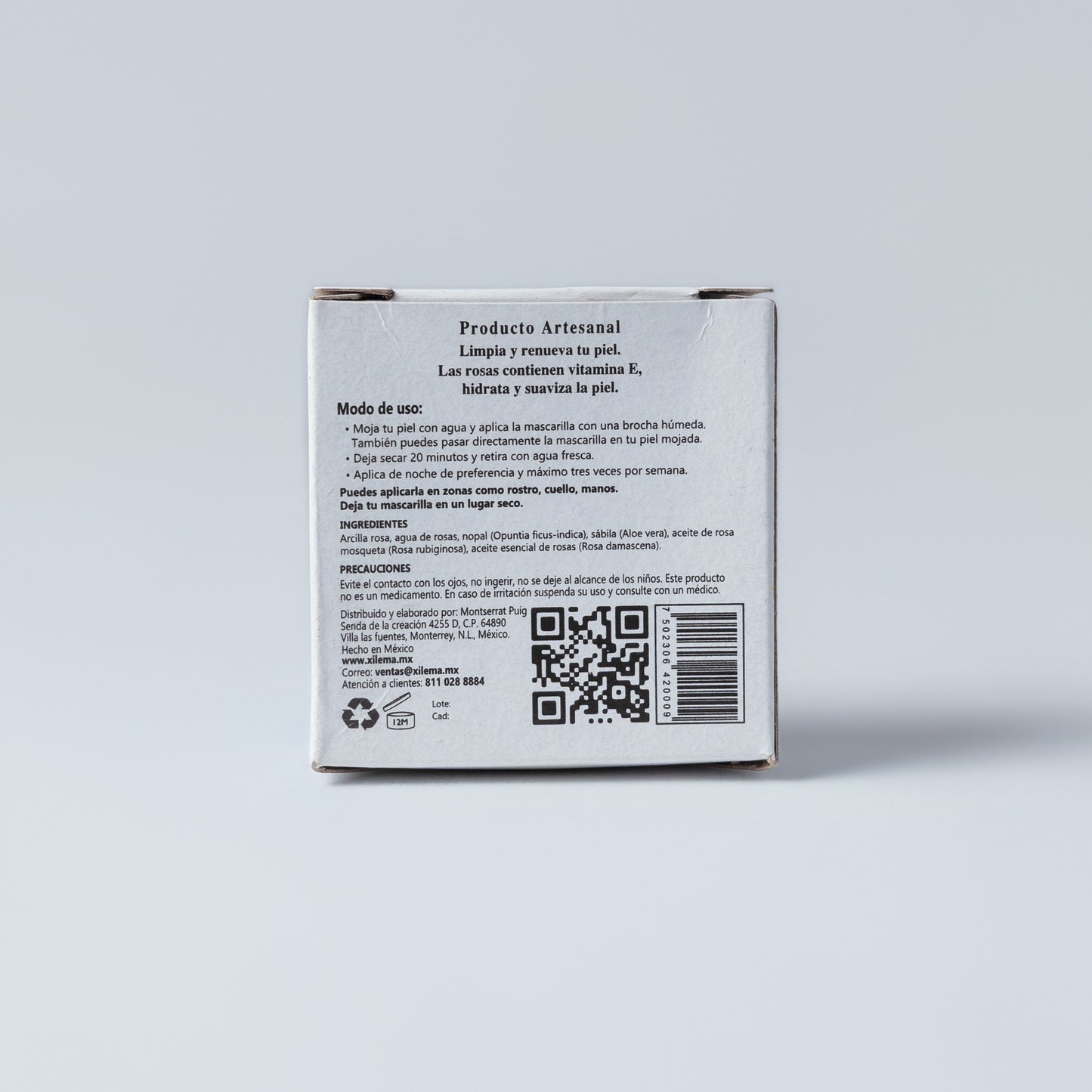 MASCARILLA FACIAL ROSAS