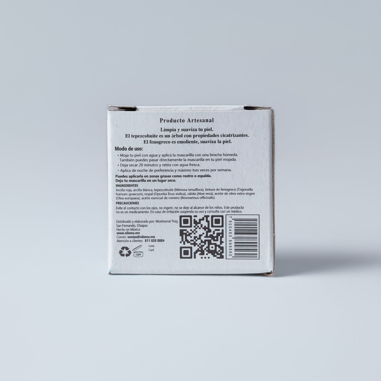 MASCARILLA FACIAL TEPEZCOHUITE
